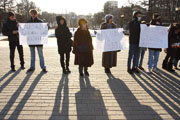 Социальный фоторепортаж - Митинг против браконьерства (убийство архаров)