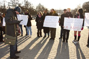 Социальный фоторепортаж - Митинг против браконьерства (убийство архаров)