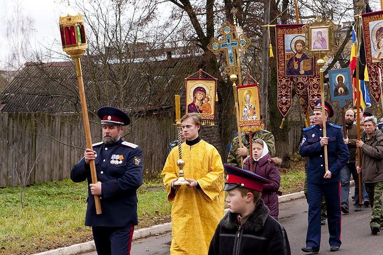 Крестный ход в Малоярославце - 25.10.2009