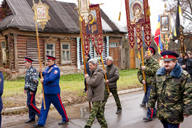 Крестный ход в Малоярославце - 25.10.2009